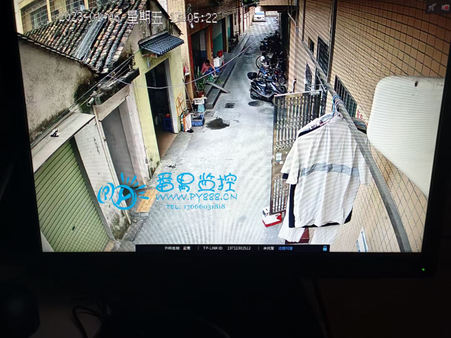 番禺区潭山村出租屋监控工程2️⃣