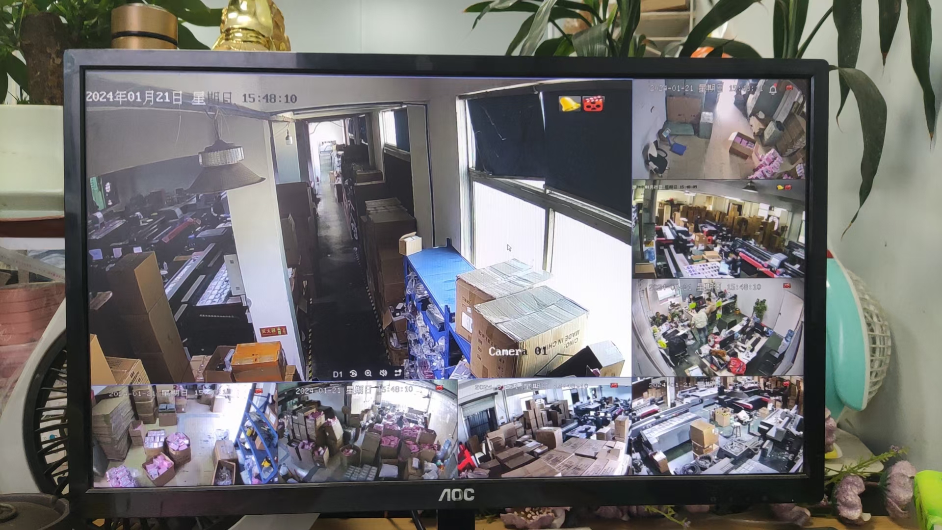 番禺新桥工厂监控网络工程