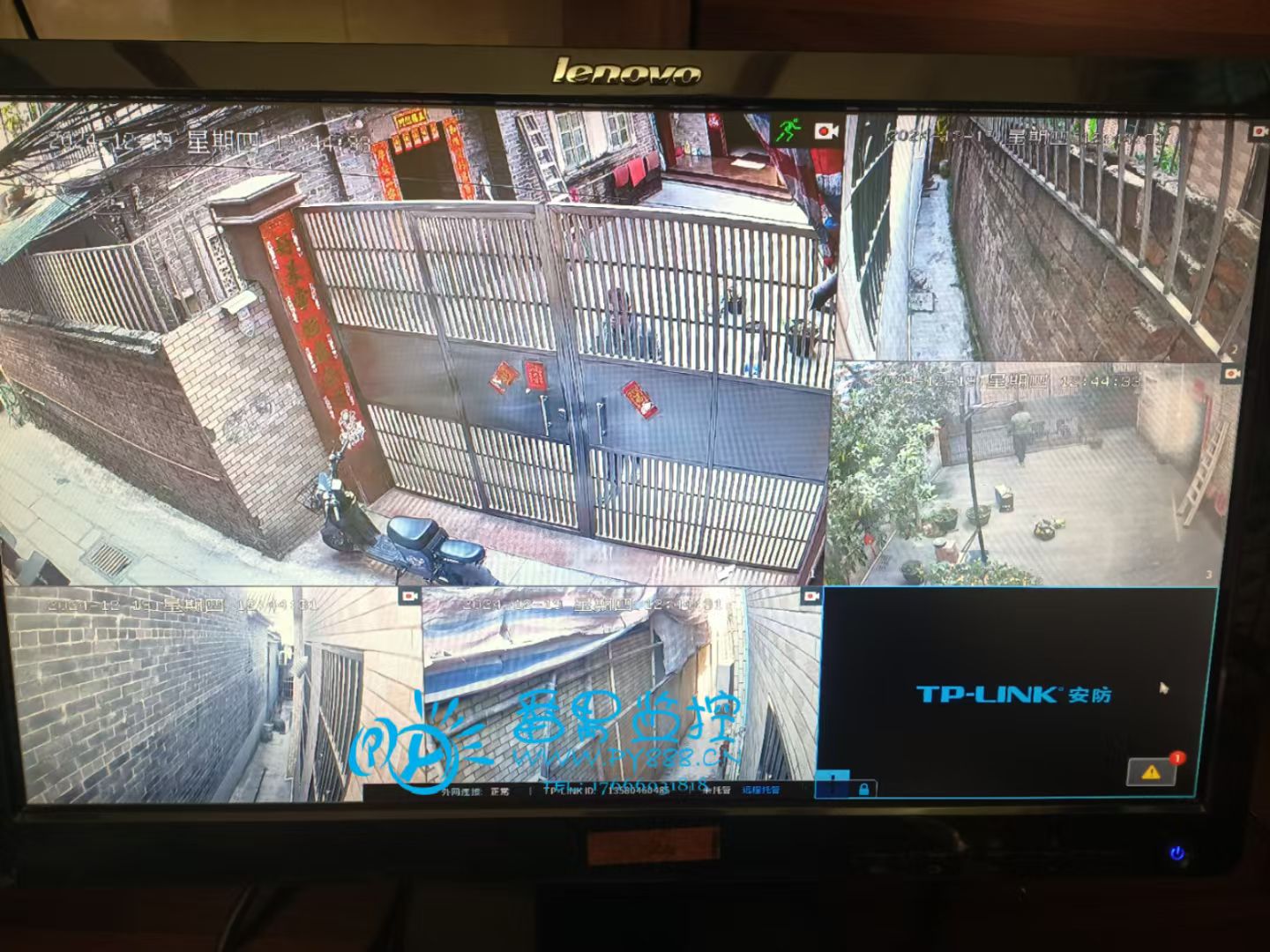 傍东村土豪别墅监控工程